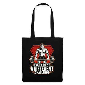 Haltérophiles, bodybuilders, musculation, fitness - Sac en tissu - noir - Devant