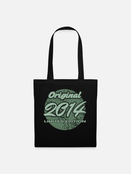 12th Birthday 2014 Boys and Girls Gift - Tote Bag - black