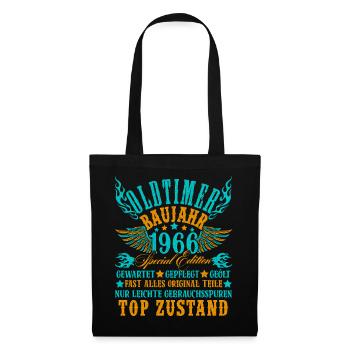 60th Birthday 60 Years Decoration 1965 Gift Funny - Tote Bag - black - Front