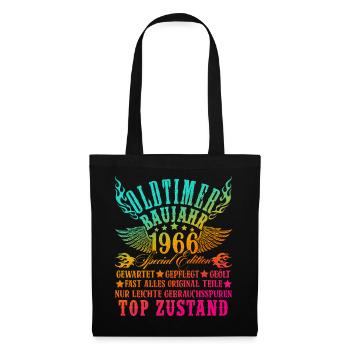 60th Birthday 60 Years Decoration 1965 Gift Funny - Tote Bag - black - Front