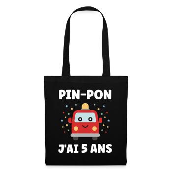 5 years - Tote Bag - black - Front