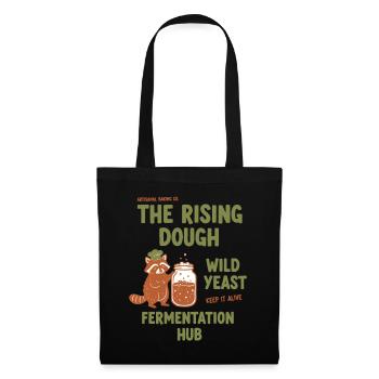 Sourdough Bread Baking Baker Wild Yeast Rising - Tote Bag - black - Front