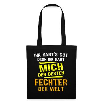 Fencer Gift - Tote Bag - black - Front