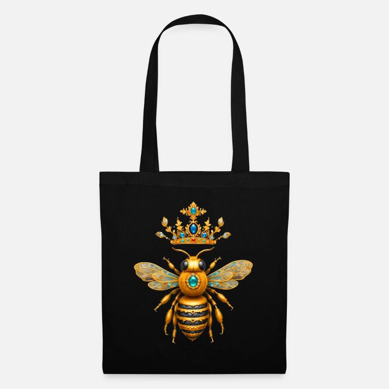 Queen Bee Bienenkönigin - Stoffbeutel - Schwarz