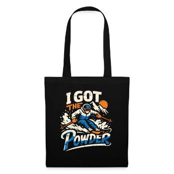 Power Ski | I Got The Powder | Powder snow - Tote Bag - black - Front