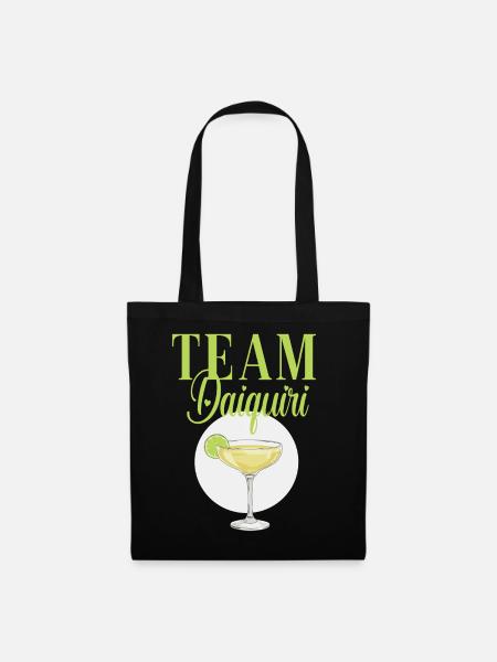 Junggesellinnenabschied Cocktail Team Daiquiri - Stoffbeutel - Schwarz