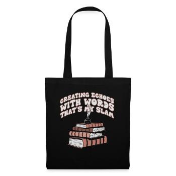 Echoes Through Words Slam Stack - Tote Bag - black - Front