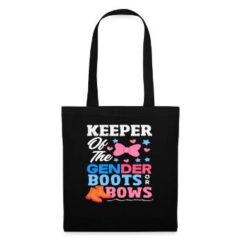 Gardien des Genres Boots ou Bow - Sac en tissu - noir - Devant