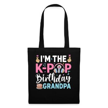 I'm The K-Pop Birthday Grandpa - Tote Bag - black - Front