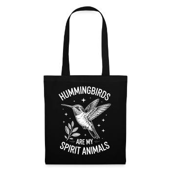 Hummingbird Sayings Hummingbird Funny Hummingbird Gift - Tote Bag - black - Front
