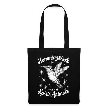Hummingbird Sayings Hummingbird Funny Hummingbird Gift - Tote Bag - black - Front