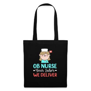 Pregnancy Hospital Nurse - Tote Bag - black - Front