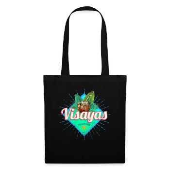 Visayas Philippinen Kokosnuss Filipino Souvenir - Sac en tissu - noir - Devant