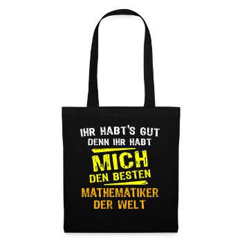 Mathematician Gift - Tote Bag - black - Front