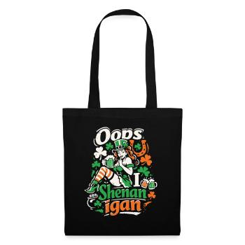 Oups, je fais des bêtises La fille de la Leprechaun St Patrick - Sac en tissu - noir - Devant