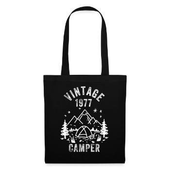 Vintage 1977 50e anniversaire du Camper 2027 - Sac en tissu - noir - Devant