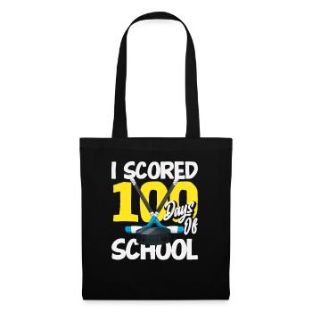 100 Tage Schule Eishockey Sport Design - Tote Bag - black - Front