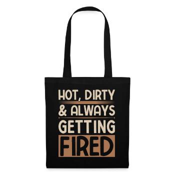 Gifts For Pottery Makers Getting Fired Pottery - Stoffbeutel - Schwarz - Vorne