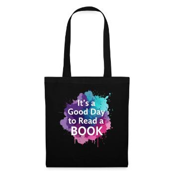 Reading Books Good Day - Tote Bag - black - Front
