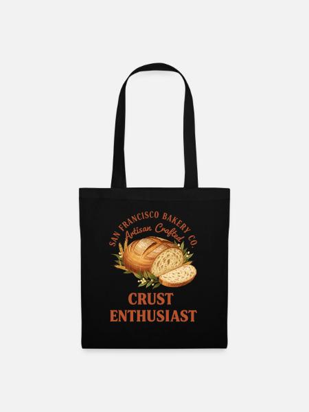 Sourdough Bread Baking Sourdough Starter Crust - Stoffbeutel - Schwarz