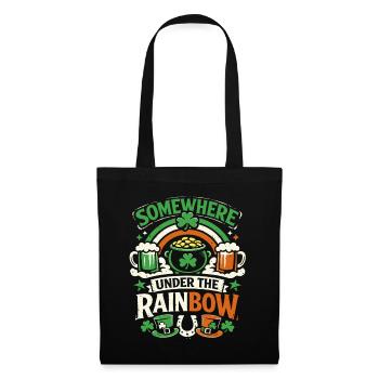 Sous l’arc-en-ciel | La Saint-Patrick - Sac en tissu - noir - Devant