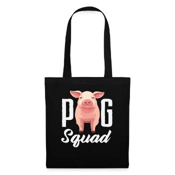Équipe Pigs Équipe Ferme d’équipe - Sac en tissu - noir - Devant