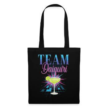 Équipe de cocktails de soirée de jeune fille Daiquiri - Sac en tissu - noir - Devant