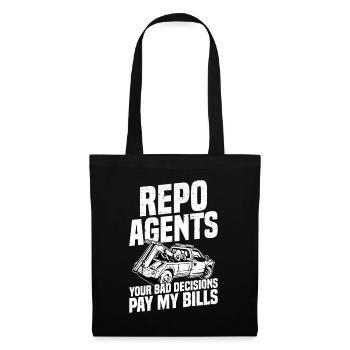  Repossession Agent Car Recovery Asset Recovery - Tote Bag - black - Front