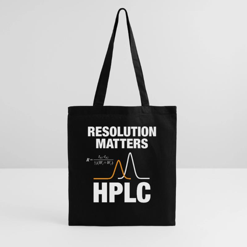 HPLC Peak Resolution Performance Chromatography Tote Bag