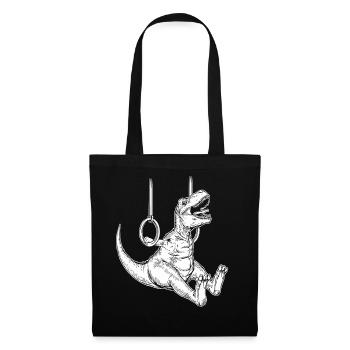 Gymnasts Dinosaurs Gymnastics Ring Gymnastics Gymnastics - Tote Bag - black - Front