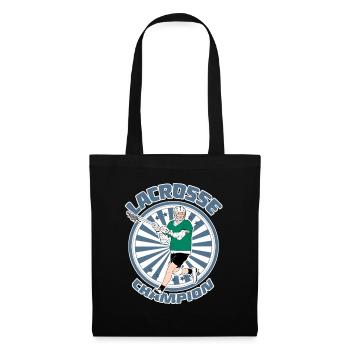 Lacrosse Player - Tote Bag - black - Front