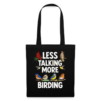 Bird Watching Birding Bird Watcher Bird Nerd - Tote Bag - black - Front