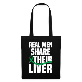  Liver Transplant Survivor Organ Donation Liver - Tote Bag - black - Front