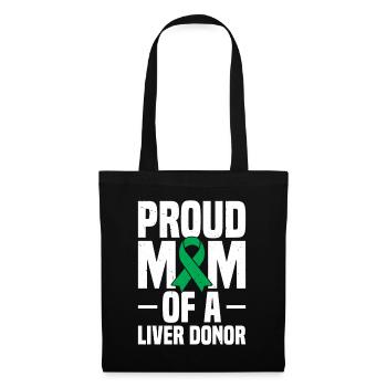  Liver Transplant Organ Donation Mom of a Liver - Tote Bag - black - Front