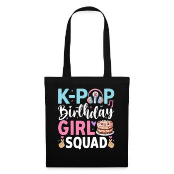 K-Pop Birthday Girl Squad - Tote Bag - black - Front