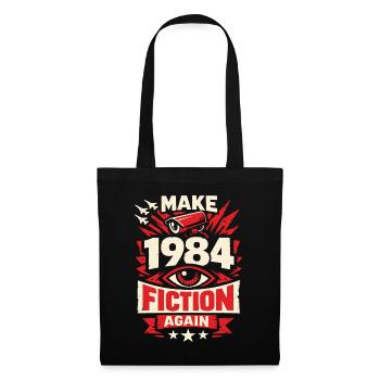 Make 1984 Fiction Again - Tote Bag - black - Front