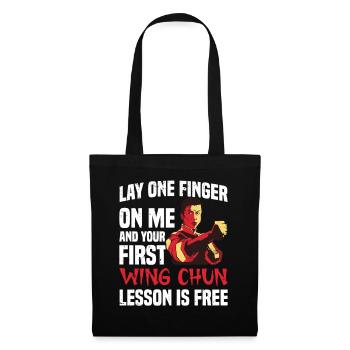  Wing Chun Kung Fu Training Lesson Teacher Wing - Tote Bag - black - Front