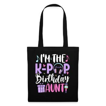 Je suis la sœur d’anniversaire de K Pop - Sac en tissu - noir - Devant