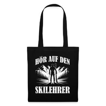 Skifahren BE GOOD TO THE SKI INSTRUCTOR LUSTIG - Stoffbeutel - Schwarz - Vorne