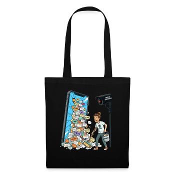 Chat Control No Thank You Freedom of Speech Censorship - Tote Bag - black - Front