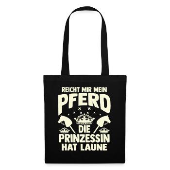 Steckenpferd Hobbyhorse Hobby Horsing - Stoffbeutel - Schwarz - Vorne