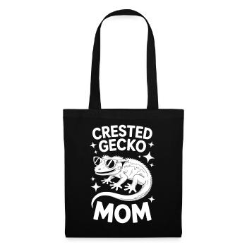 Crowned Gecko Sayings Funny Crowned Gecko Gift - Tote Bag - black - Front