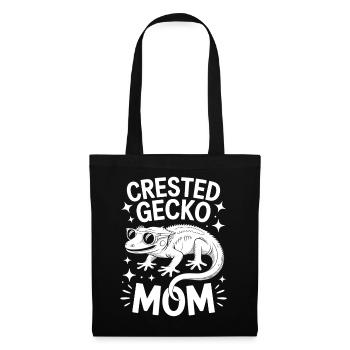 Crowned Gecko Sayings Funny Crowned Gecko Gift - Tote Bag - black - Front