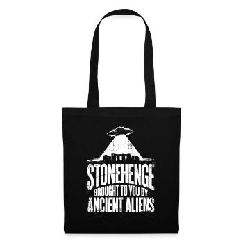 Stonehenge Von Außerirdischen - Stoffbeutel - Schwarz - Vorne