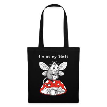 Limited Winged Mouse on Mushroom - Tote Bag - black - Front