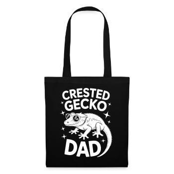 Crowned Gecko Sayings Funny Crowned Gecko Gift - Tote Bag - black - Front