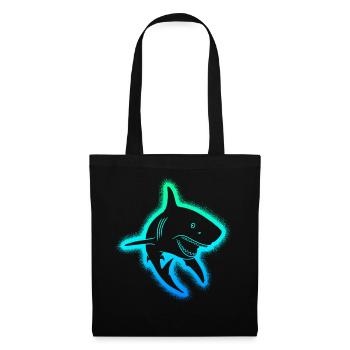 Requins Requins Hommes Garçons Enfants Requin - Sac en tissu - noir - Devant