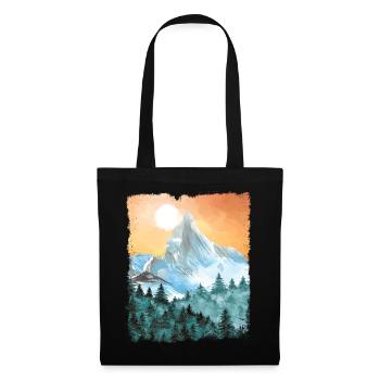 Hiking Mountains Hike Vintage - Tote Bag - black - Front