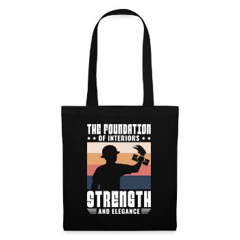 Drywall Drywall Builder Drywall Fitter - Tote Bag - black - Front