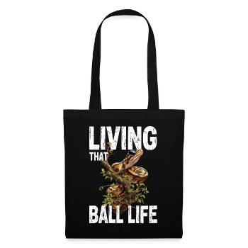 King Python Snakes Lover Terrarium Python - Tote Bag - black - Front